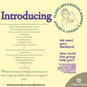 Plains Empowering Woman’s, Parent’s Group