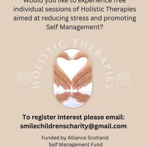 Smile Children’s Charity – Holistic Therapies for Carers