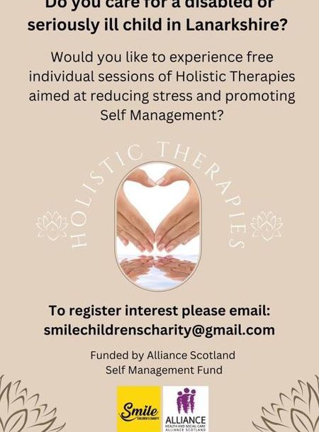 Smile Children’s Charity – Holistic Therapies for Carers