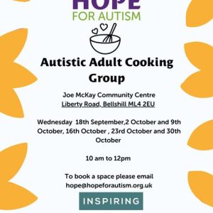 Autistic Adult Cooking Group