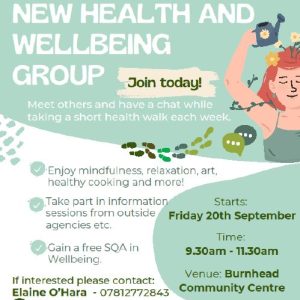 New Health and Wellbeing Group