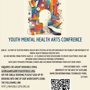 Youth Mental Health Arts Conference 2024 – (IN)Visible Multi-Arts Conference