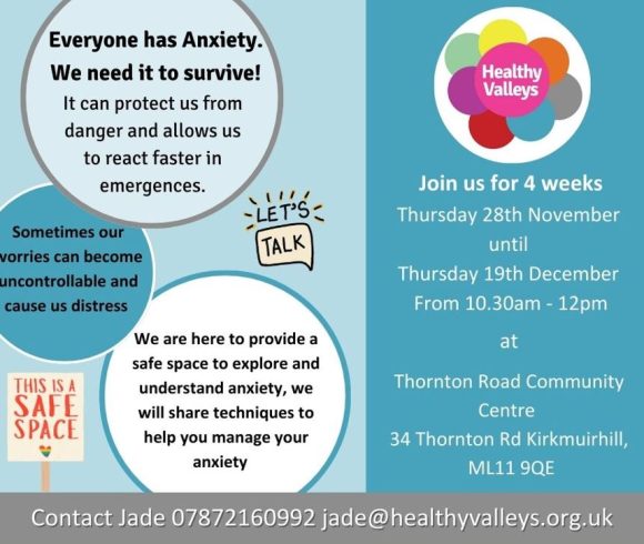 Healthy Valleys – Anxiety Management Course