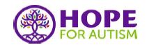 Hope for Autism – Parent/Carer and the Wider Community Training Calendar