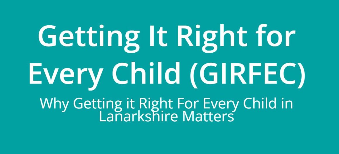 NHS Lanarkshire – Getting it Right for Every Child  Website