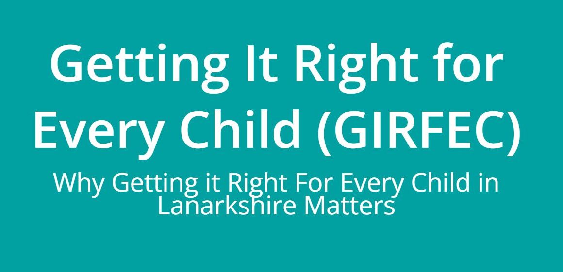 NHS Lanarkshire – Getting it Right for Every Child  Website