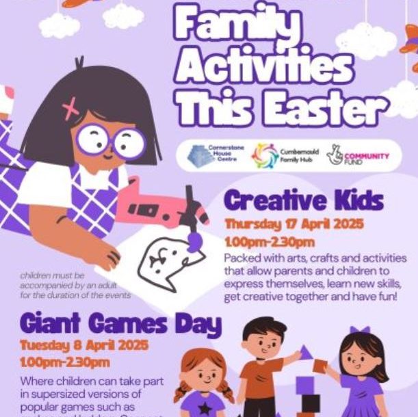 Cornerstone House – free Easter activities