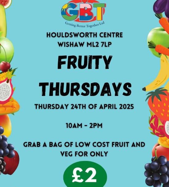 Fruity Thursdays – Houldsworth Centre Fruity Thursdays – Houldsworth Centre