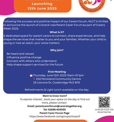 North Lanarkshire Carers Together – Parent Carer Forum