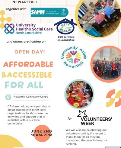 Community Action Newarthill – open day