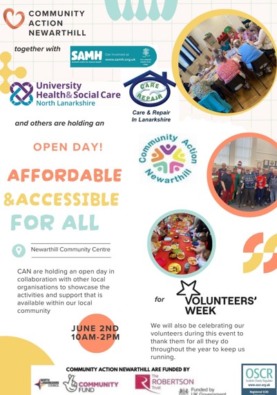Community Action Newarthill – open day