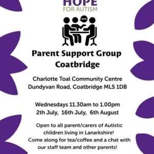 Hope for Autism Parent Support Group