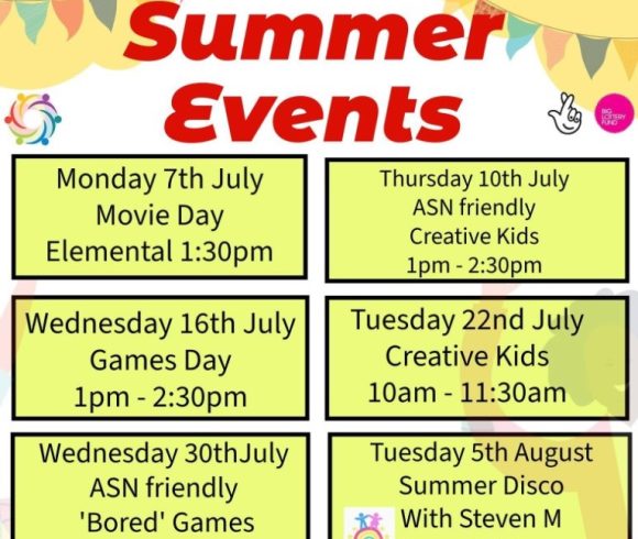 Cornerstone Family Hub – Summer 2025 Events