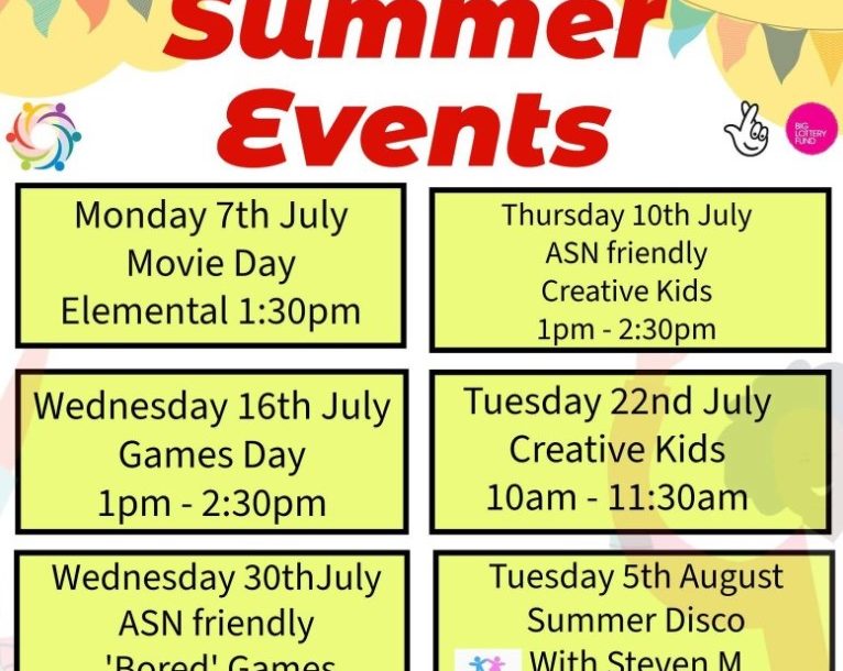 Cornerstone Family Hub – Summer 2025 Events Cornerstone Family Hub – Summer 2025 Events