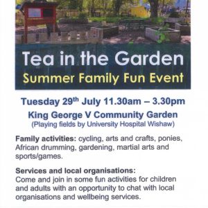 Family Fun Day – Tea in the Garden