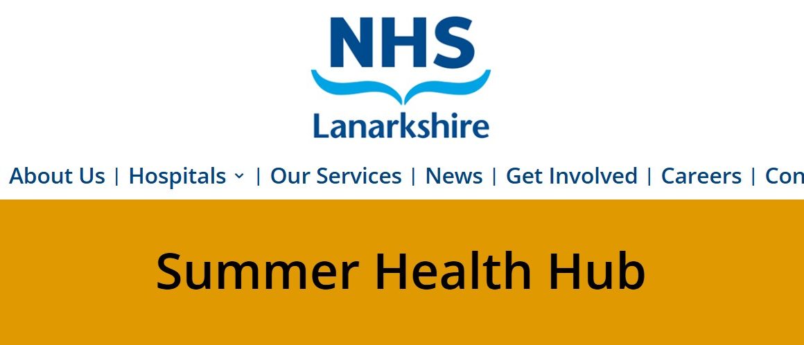 NHS Lanarkshire Summer Health Hub