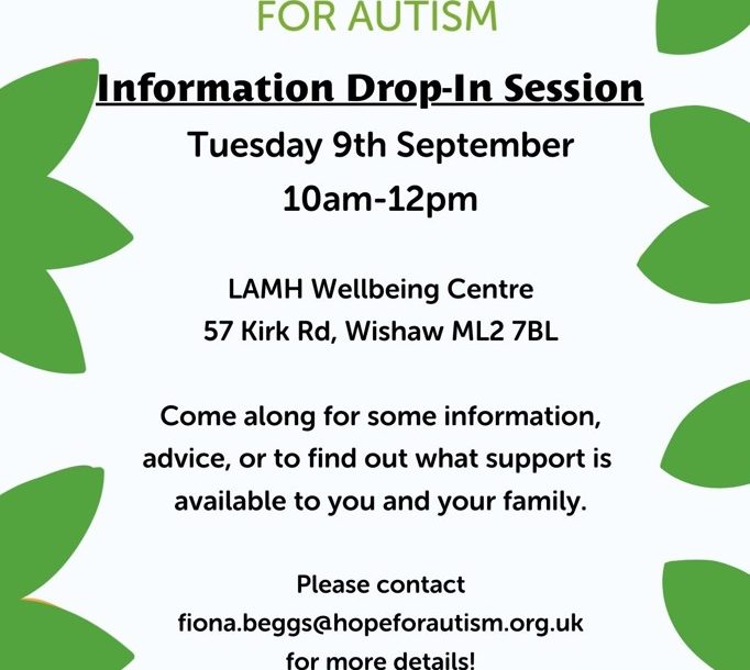 Hope for Autism – Information Drop In