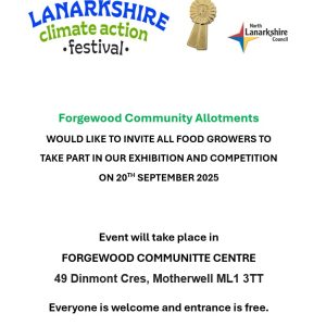 Lanarkshire Climate Festival – Forgewood Community Allotments