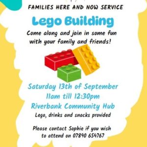 Families Here and Now Service – Lego Building