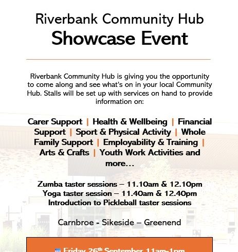 Riverbank Community Hub Showcase Event