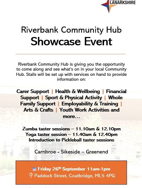 Riverbank Community Hub Showcase Event Riverbank Community Hub Showcase Event